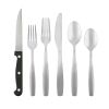 36-Piece Flatware Set with Steak Knives; Service for 6