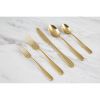 Gold 20-Piece Flatware Set; Service for 4