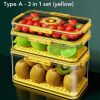 JoybosÂ® Seal Timer Food Container 3pcs ( yellow )