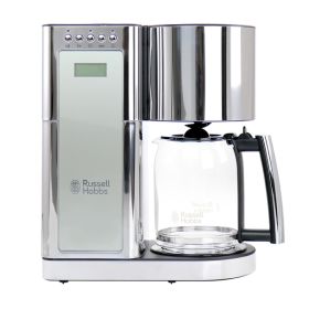 Russell Hobbs Glass 8 Cup Coffeemaker in Silver and Stainless Steel