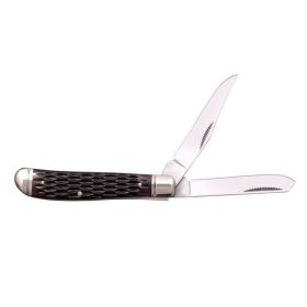 Cold Steel Mini Trapper 2.5in w 2 8Cr13Mov Blades JiggedBone